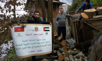 BP: Deset porodica dobilo drva za ogrijev od Ambasade Ujedninjenih Arapskih Emirata