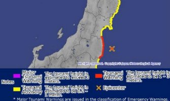 Zemljotres od 7,3 rihtera pogodio Japan, izdato upozorenje na cunami