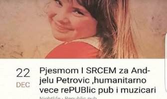 Podgorica: Pjesmom i srcem za Anđelu!