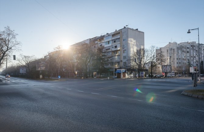 Ulice Podgorice puste prvog dana nove godine (FOTO)