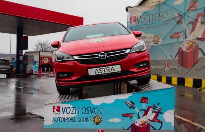 Jugopetrol nagrađuje: Podgoričanin dobitnik Opel Astre