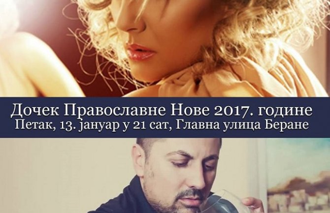 Goca Tržan i Slaven Đukanović za doček Pravoslavne Nove u Beranama