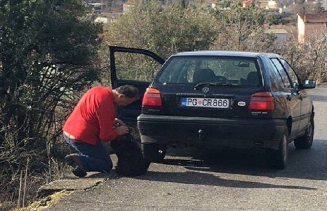 Nesavjesni vlasnik ostavio psa na ulici u Pričelju (FOTO)
