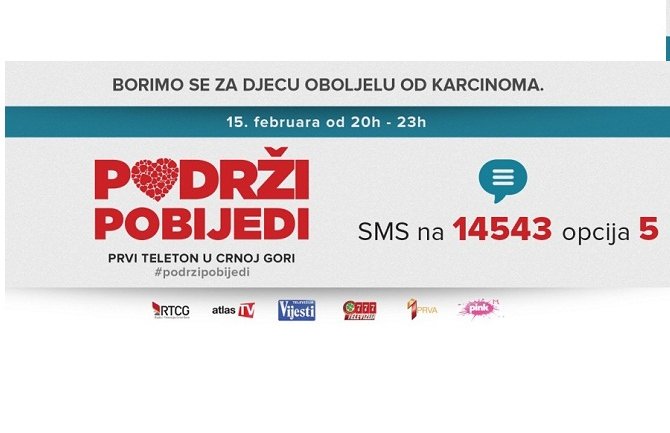 Akcija Podrži, pobijedi: Pomozimo djeci oboljeloj od kancera