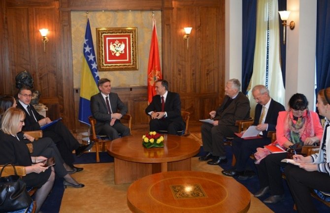Vujanović-Zvizdić: Odnosi Crne Gore i BiH bliski i sadržajni