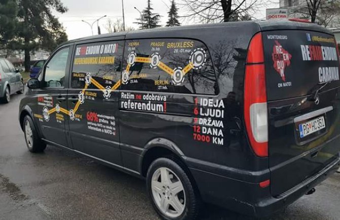 Referendumski karavan kreće sjutra iz Podgorice