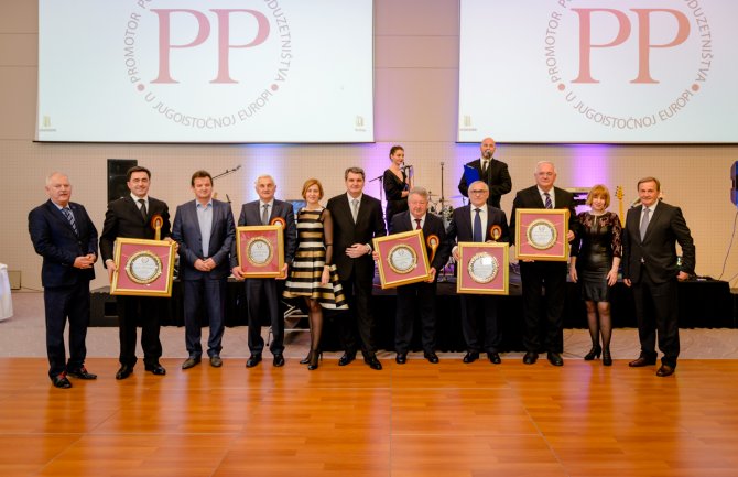 Crnogorskim privrednicima 9 nagrada za doprinos razvoju preduzetništva u srednjoj i jugoistočnoj Evropi