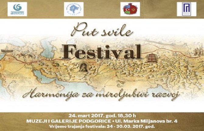 U Podgorici sjutra počinje festival „Put svile“