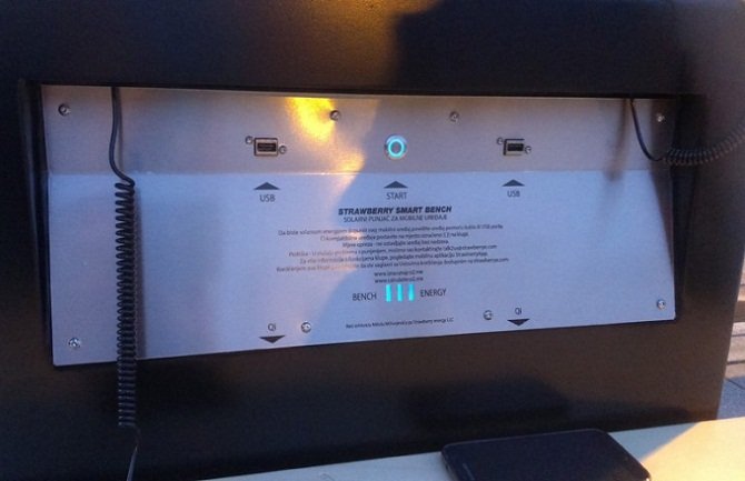 Pametna solarna klupa i u Pljevljima