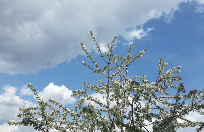 Kiša i snijeg, poslijepodne prestanak padavina