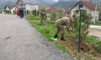 Vojska zasadila 29 stabala breze u Bijelom Polju kao simbol broja članica NATO-a