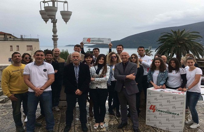 Crnogorska: Naša kampanja je ubjedljiva, bez nas neće biti vlasti u Herceg Novom