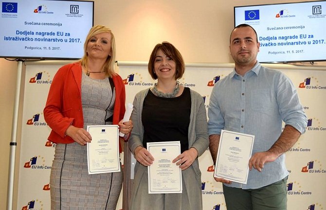 Novinarima Vijesti i CIN-a sve nagrade EU