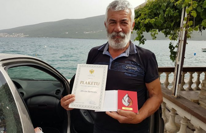 Novljanin dao 90 litara krvi i nikad ništa nije tražio zauzvrat