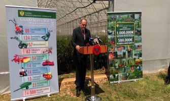 Investirano novih milion eura u sektoru poljoprivrede