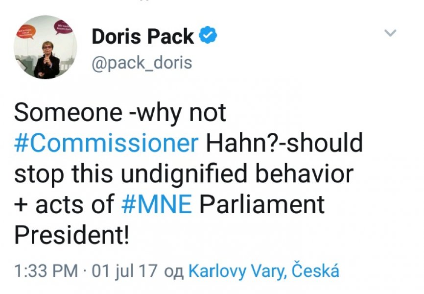 dorispackreakcija
