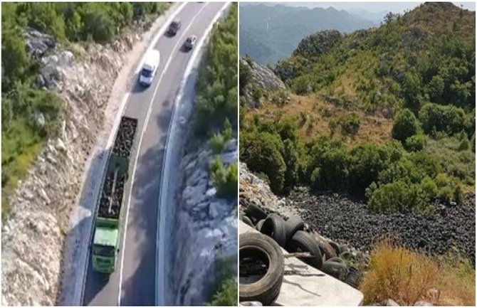 Cetinjanin osumnjičen da je istovario 70 tona guma na Lovćenu