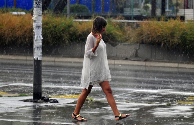 Promjenljivo, poslijepodne kiša