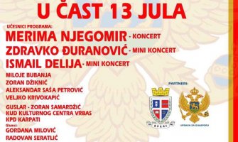 CKM organizuje Crnogorsko kulturno veče u Vrbasu povodom 13. jula