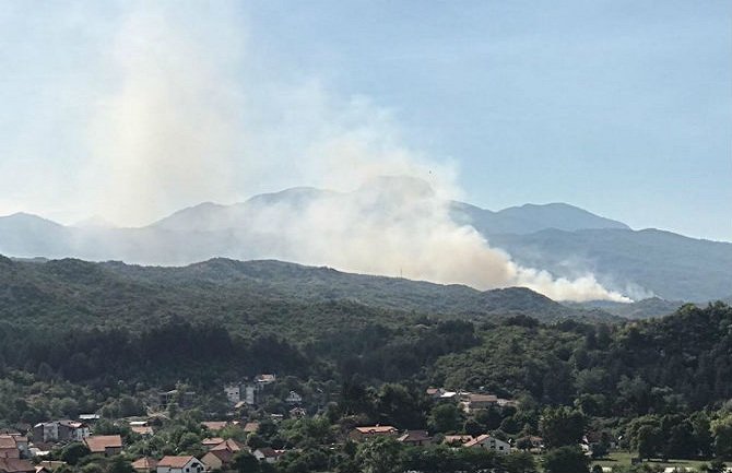 Vatra se širi ka Lovćenu, vatrogasci brane ugrožene kuće