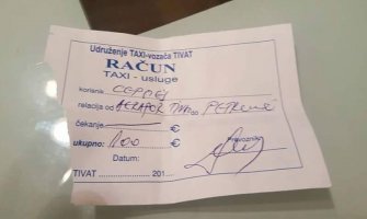 Taksijem od od tivatskog aerodroma do Petrovca za 100 eura!