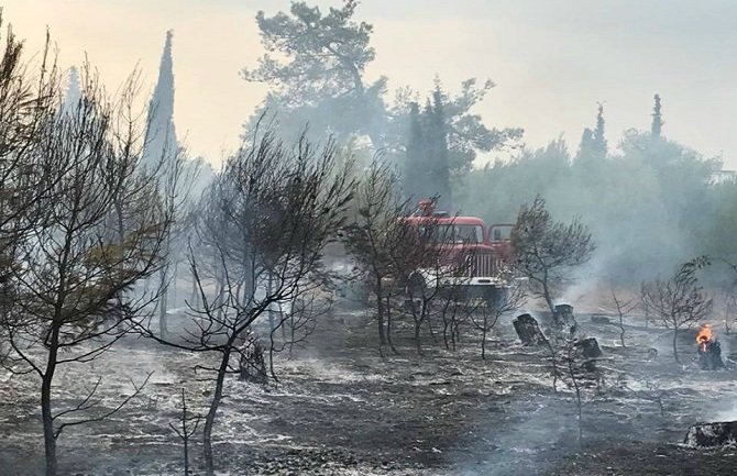 U blizini KAP-a veliki požar, sumnja se da je podmetnut