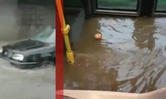 Nevrijeme u Zagrebu: Vatrogasci na terenu, ulice poplavljene(VIDEO)