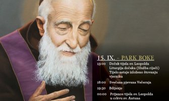 Herceg Novi će spremno dočekati dolazak tijela velikog sveca Sv Leopolda