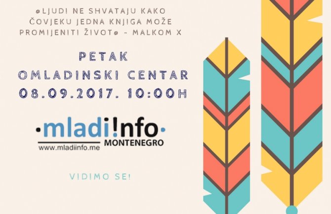 NVO Mladiinfo Montenegro organizuje radionicu “Pismeno i kreativno “
