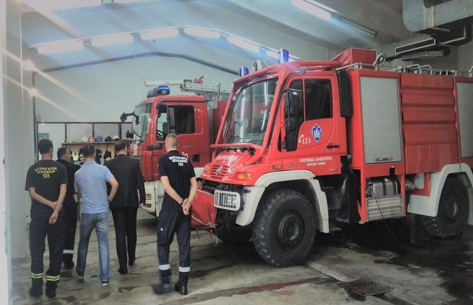 Katić i Konjević u posjeti Službi zaštite i spasavanja u HN