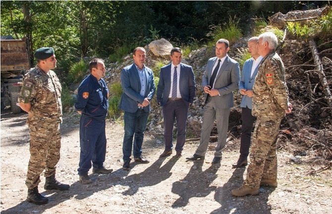 Vojska Crne Gore izvodi radove na području opštine Berane