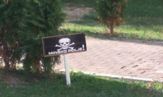 Barani zatečeni: Minsko polje u centru grada