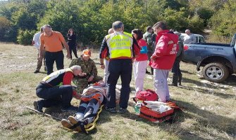 Nikšićanin povrijeđen prilikom sječe šume