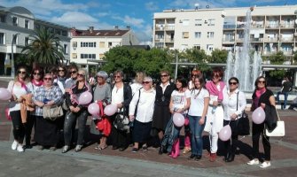 14. oktobra šetnja povodom obilježavanja mjeseca borbe protiv karcinoma dojke