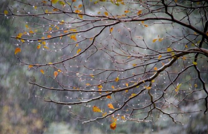 Danas oblačno, tokom noći padavine