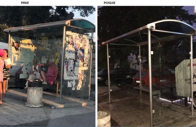 Za ljepšu sliku novskih ulica: Akcija čišćenja autobuskih stajališta