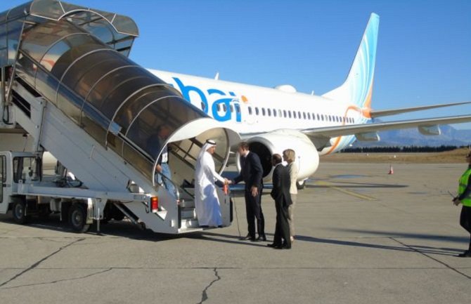 Prvi let na liniji Dubai-Sarajevo-Podgorica