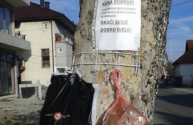 Kuka dobrote postavljena i u Bijelom Polju: Okači svoje dobro djelo