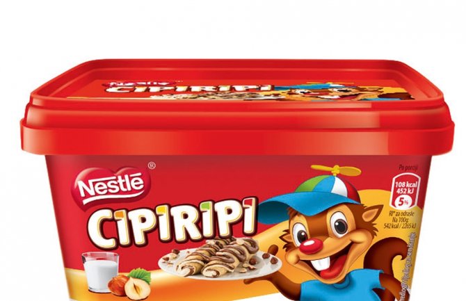 Nestle povlači Cipiripi kremiće sa tržišta Srbije zbog komadića gume