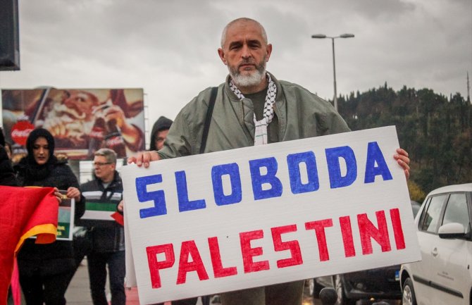 U Podgorici održan protest protiv Trampove odluke o Jerusalimu