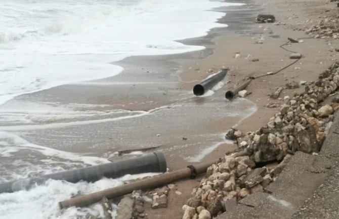 Havarija na cjevovodu, dio Budve bez vode