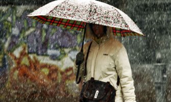 Od sredine dana kiša, susnježica i snijeg