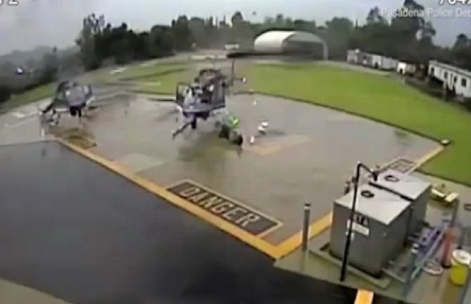 U sudaru policijskih helikoptera, povrijeđeno šest osoba (VIDEO)