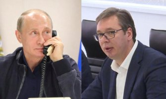 Putin u razgovoru sa Vučićem osudio 