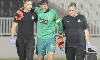 Stojković povrijedio natkoljenicu, Partizan u problemu