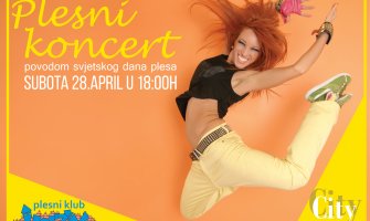 Za ljubitelje muzike i plesa: Plesni koncert u subotu u City mall-u