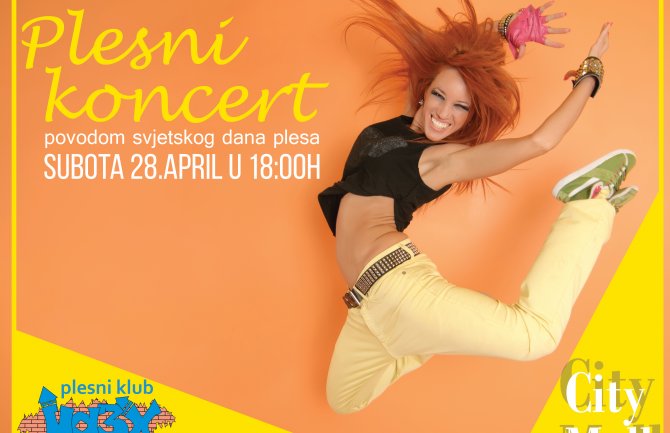 Za ljubitelje muzike i plesa: Plesni koncert u subotu u City mall-u