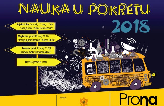 Festival nauke danas i sjutra u Bijelom Polju, Mojkovcu i Kolašinu