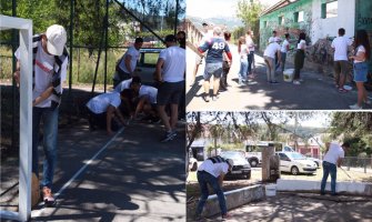 Omladina SD Bar uredila igralište na Tabiji