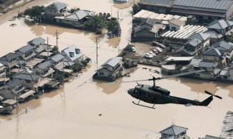 Najmanje 100 stradalih u nevremenu u Japanu, 13 dobilo infarkt